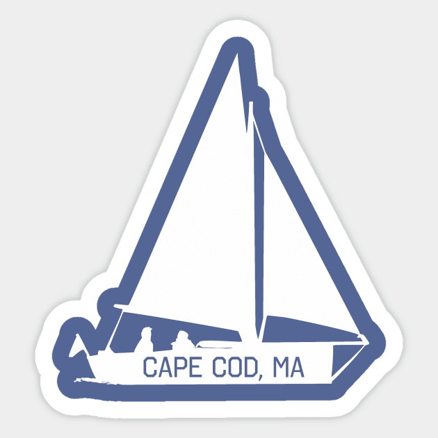 Cape Cod T-Shirt #1 Sticker by RandomShop